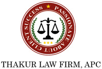 logo for Thakur Law Firm, APC