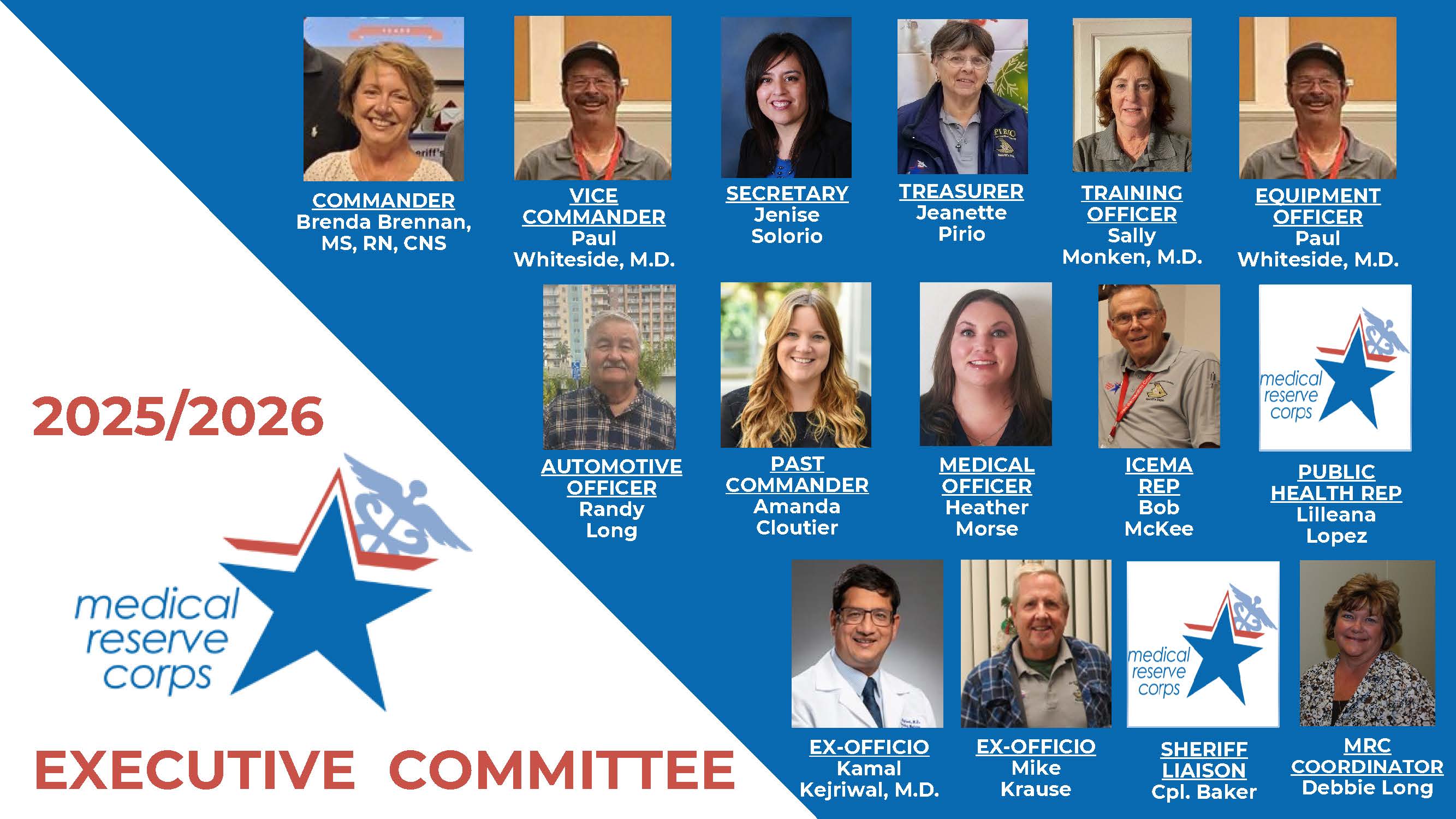 2025-2026 MRC Board 2025-2026 MRC Board