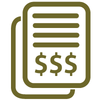 icon of bills